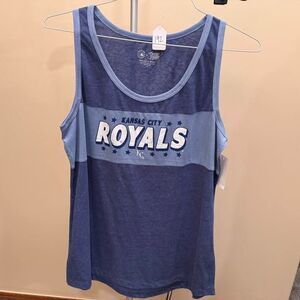 NWT XL Kansas City Royals Blue Tank Top